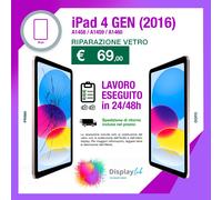 CAMBIO SOSTITUZIONE VETRO TOUCH PER IPAD TUTTI I MODELLI RIPARAZIONE DISPLAY