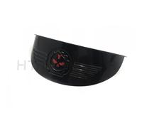 Cambio Teschio Nero 7 " Faro Visiera Resistente Spesso Per Harley XL XLH Fxr Fx
