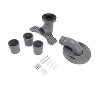 Cambio WC in PP addensato Resistenza alla corrosione Anello di tenuta in gomma Sifone Cambio tubo fognario WC Connettore regolabile per WC monopezzo Installazione semplice