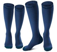 CAMBIVO 2 Paia Calze Compressione Graduata Donna e Uomo, Calze a Compressione 20-30mmHg, Gambaletto Compression Socks Elastiche per Circolazione Gambe, Sport, Trail Running, Viaggio Aereo