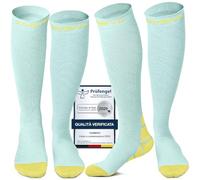 CAMBIVO 2 Paia Calze Compressione Graduata Donna e Uomo, Calze a Compressione 20-30mmHg, Gambaletto Compression Socks Elastiche per Circolazione Gambe, Sport, Trail Running, Viaggio Aereo