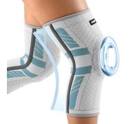 CAMBIVO 2 Pezzi Tutore Ginocchio con Stabilizzatori Laterali In PMMA e Gel Pad Rotulea, Ginocchiera Ortopedica Compressione Elastica per Legamenti, Menisco, Sportivo, Palestra, Pallavolo