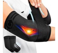 CAMBIVO 2pz Tutore Epicondilite Gomito con Cuscinetto in Gel, Gomitiera per Epicondilite Tendinite Regolabile, Tutore Gomito Compressione per Alleviare il Dolore, Gomito del Golf, Sport, Unisex
