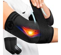 CAMBIVO 2pz Tutore Epicondilite Gomito Regolabile, Gomitiera per Epicondilite con Cuscinetto in Gel, Tutore Gomito Compressione per Alleviare il Dolore, Tendinite, Gomito del Golf, Sport, Unisex