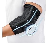 CAMBIVO 2x Tutore Epicondilite Gomito con Cuscinetto in Gel e Doppio Stabilizzatore, Gomitiera per Epicondilite Compressione, Gomitiere Palestra per Gomito del Tennista, Tendinite