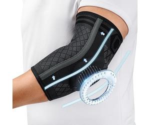 CAMBIVO 2x Tutore Epicondilite Gomito con Cuscinetto in Gel e Doppio Stabilizzatore, Gomitiera per Epicondilite Compressione, Gomitiere Palestra per Gomito del Tennista, Tendinite