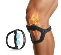 CAMBIVO Fascia Rotulea in Silicone Puro Tagliabile, Tutore Ginocchio Regolabile 1 Pezzo, Ginocchiera Ortopedica Rotulea Leggera per Corsa Fitness Basket Palestra Basket Palestra