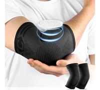 CAMBIVO Gomitiera per Epicondilite Tendinite x2 con Cuscinetto in Gel, Tutore Gomito Compressione, Fascia Gomito per Alleviare il Dolore, Slogati, Gomito del Golf Tennis, Pallavolo, Fitness