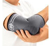 CAMBIVO Tutore Epicondilite Gomito 2 pz, Gomitiera per Epicondilite Tendinite, Fascia Gomitiere Palestra, Tutore Gomito Compressione Unisex per Gomito del Tennista Golfista, Pallavolo, Fitness, Sport