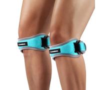 CAMBIVO Tutore Ginocchio Rotulea Regolabile 2 Pezzi, Ginocchiera Ortopedica con Cuscinetto di Compressione, Ginocchiera Rotulea per Tendinite, Infortunio Sportivo, Corsa, Sport
