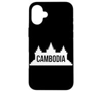 Cambogia Angkor Wat Khmer Vishnu Tempio Asiatico Sud Est Custodia per iPhone 16 Plus