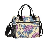 Cambogia Romduol Beauty Summer Flowers_04907_4 Portatile Isolato Lunch Box Tote Bag con Tracolla Tote Bag per le Donne per Viaggi loncheras para Mujeres de Trabajo