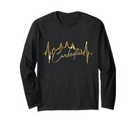 Cambogia Skyline Batticuore SIEM Raep I Love Angkor Wat Maglia a Manica