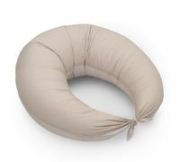 Cambrass -cuscino allattamento bambino a forma di mezzaluna cuscino per gravidanza-cuscino per allattamento con imbottitura in microperle che forniscono un miglior riposo e relax- 80x185x16 cm fresco