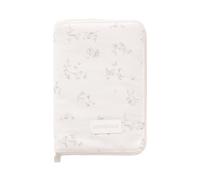 Cambrass -Portadocumenti bambino - cartella per riporre i documenti del bambino - Custodia per libretto sanitario - libro di nascita con tasche - Merlo Birds 3x19x27 cm