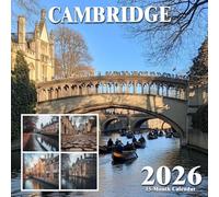 Cambridge 2026 Calendar: Ivy-clad beauty and river reflections throughout the year