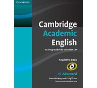 Martin Hewings Craig Cambridge Academic English C1 Advanced Student (Tascabile)