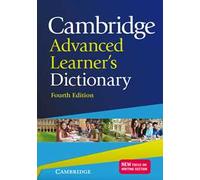 Cambridge advanced learner's dictionary