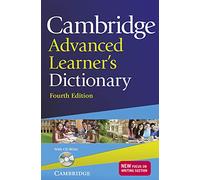 Cambridge advanced learner's dictionary. Con CD-ROM: Fourth Edition