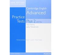 Cambridge Advanced Practice Tests Plus New Edition Students' Book with Key [Lingua inglese]