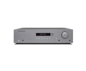 Cambridge Audio AXR100D - Ricevitore Hi-FI stereo separato da 100 Watt con stadio Phono integrato, Radio Dab/FM e Bluetooth 5.0 - Grigio Lunare