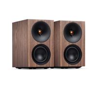 Cambridge Audio L/R S - 100W Diffusori Stereo Attivi Compatti con Bluetooth aptX HD, USB Audio, Ingressi Aux & Ottico, Uscita Subwoofer, Telecomando, Room Positioning, DynamEQ - Noce