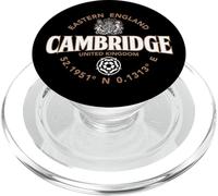 Cambridge Eastern England Coordinate Label 2C PopSockets PopGrip per MagSafe