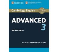 Cambridge English Advanced 3 Student's Book with Answers (Tascabile)