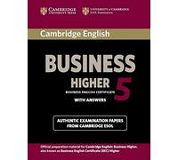 Cambridge English Business 5 Higher Student's Book with Answers (Tascabile)