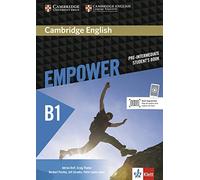 Cambridge English Empower. Student's Book (B1): Für Erwachsenenbildung/Hochschulen.