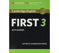 Cambridge English First 3 Student's Book with Answers (Audio CD not included): Vol. 3