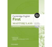 Cambridge English: First Masterclass: Workbook Pack without Key by Barbara Stewart;Simon Haines(2014-08-21)