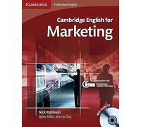 Cambridge English for Marketing + CD [Lingua inglese]