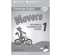 Cambridge English Movers 1 for Revised Exam from 2018 Answer Booklet: Authentic Examination Papers [Lingua inglese]