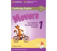 Cambridge English Movers 1 for Revised Exam from 2018 Student's Book (Tascabile)
