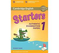 Cambridge English Starters 1 for Revised Exam from 2018 Student's Book:
