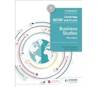 Cambridge Igcse and O Stage Business Studies