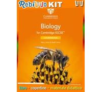 CAMBRIDGE IGCSE BIOLOGY 4 ED. (9781108936767) - Libro Scolastico + Kit Scuola con Copertine Rebillo