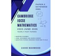 Cambridge IGCSE Mathematics (0580) Extended Paper 2: Yearly Past Papers