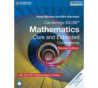 Cambridge IGCSE® Mathematics Core and Extended Coursebook with CD-ROM and IGCSE Mathematics Online Revised Edition [Lingua inglese]