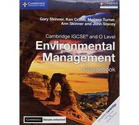 Cambridge Igcse(r) and O Level Environmental Management Coursebook with Cambridge Elevate Enhanced Edition (2 Years) [Lingua inglese]