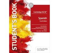 Cambridge IGCSE(TM) Spanish Student's Book