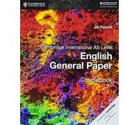 Jill Pavich Cambridge International AS Level English General Paper C (Tascabile)