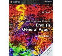 Jill Pavich Cambridge International AS Level English General Paper C (Tascabile)