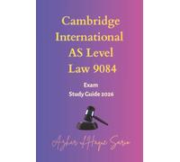 Cambridge International AS Level Law 9084: Exam Study Guide 2026