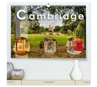 Cambridge street view (hochwertiger Premium Wandkalender 2026 DIN A2 quer), Kunstdruck in Hochglanz: Cambridge - Hauptstadt der Grafschaft ... England - in zauberhafte Fotos eingefangen