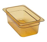 Cambro 44HP-150 - Pentola per alimenti ad alto calore, profondità 10,2 cm, colore: Ambra