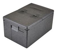 Cambro EPP180FLSW110 Cam GoBox - 1 custodia con coperchio ribaltabile, 20,3 cm, colore: Nero