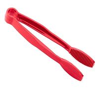 Cambro TG6404 Lugano Tong 15,2 cm Flat grip Surface Red - Case of 12