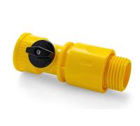 CAMCO 20103 Veloce Calze Collegamento Con Chiusura Valvola, Giallo